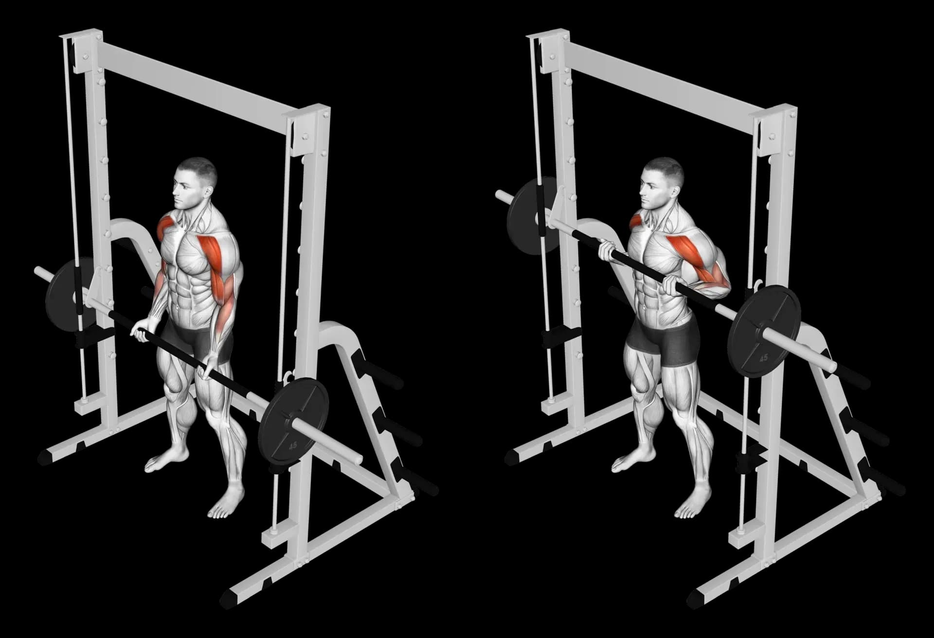 Smith Machine Drag Curl